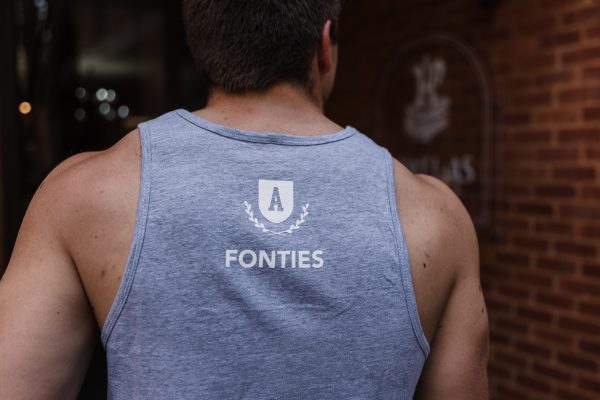Moulose Fontie-hemp vir mans en dames: Grys - Image 4