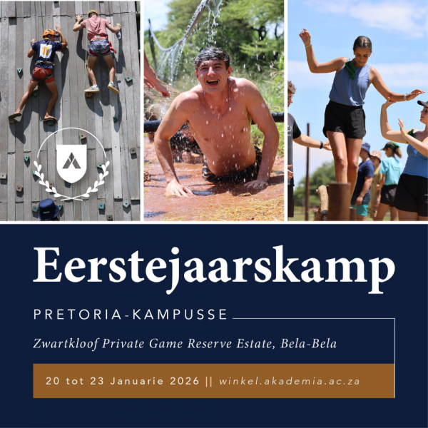 Eerstejaarskamp 2026 | Pretoria-kampusse