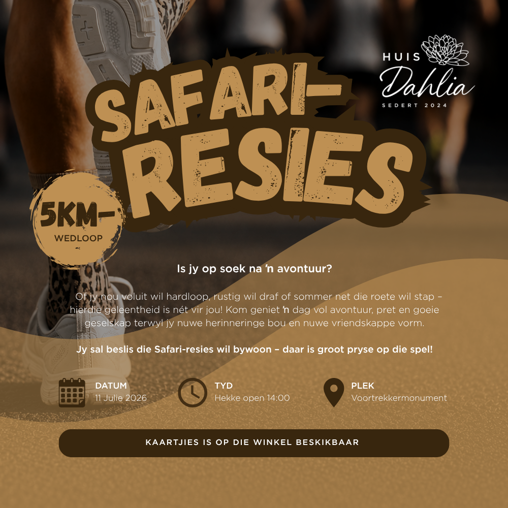 Safari-resies | Huis Dahlia